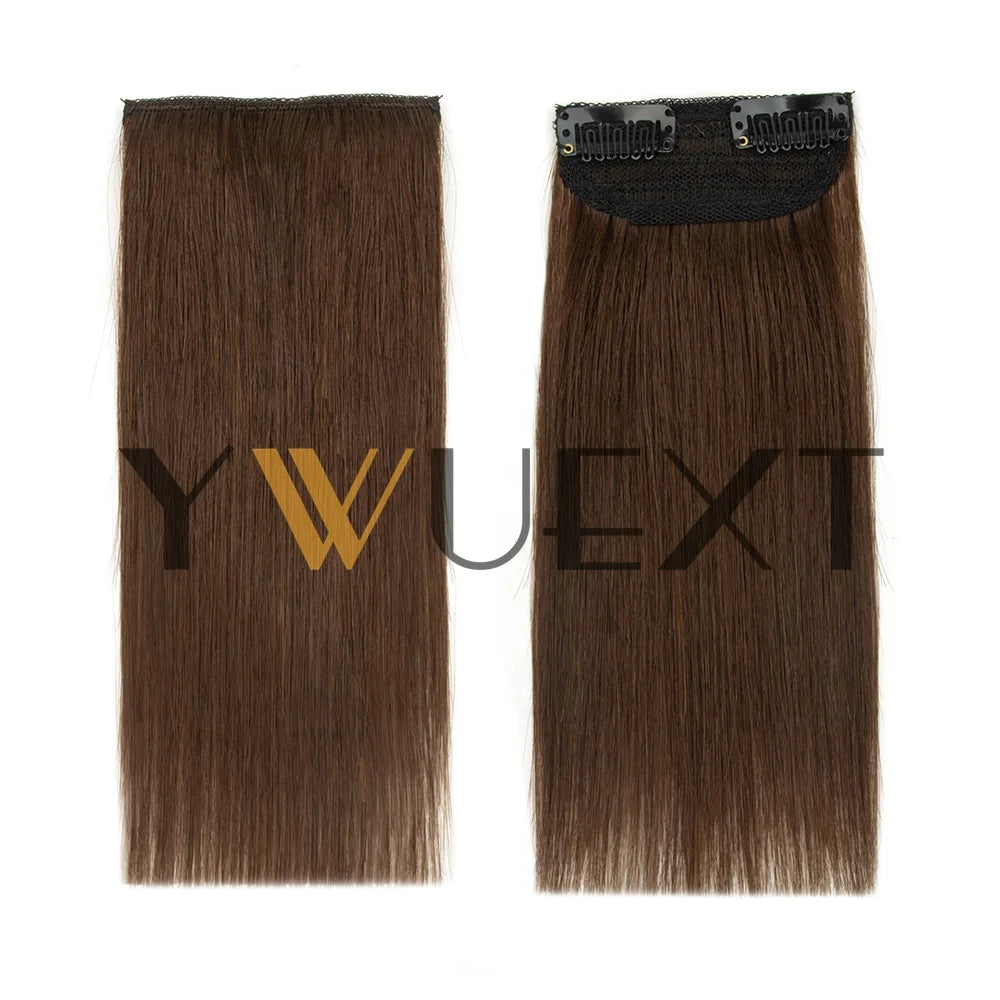 YWUEXT Mini Human Hair Clip-In Volumizer – 4 Inch