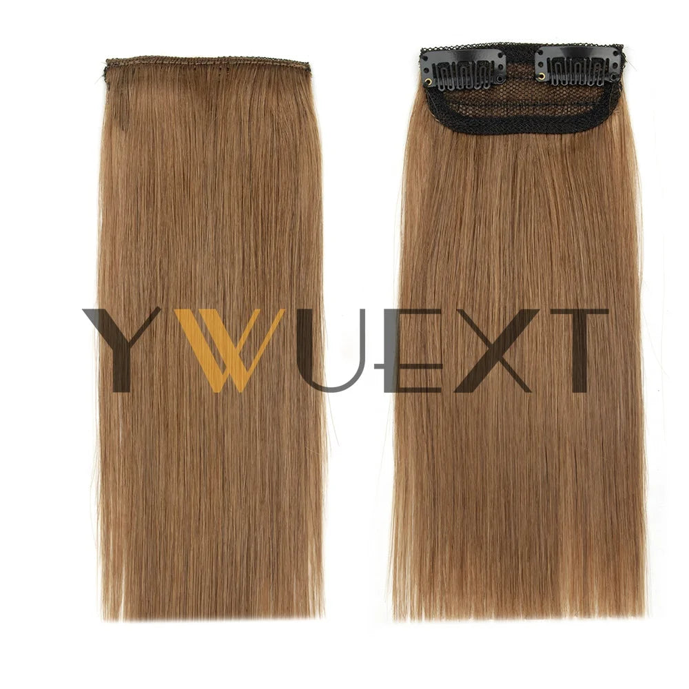 YWUEXT Mini Human Hair Clip-In Volumizer – 4 Inch