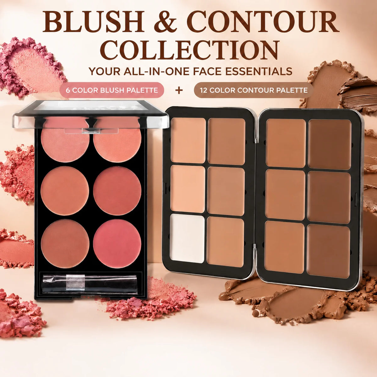 CARLA SECRET 6-Color Blush Palette