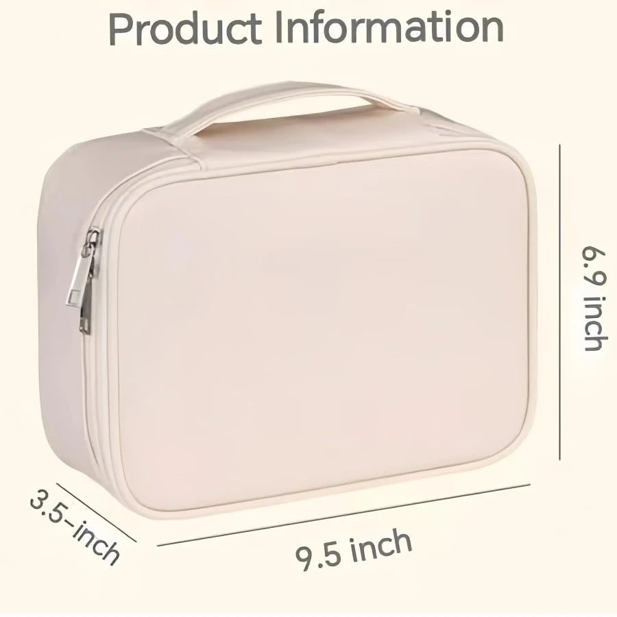 Waterproof portable makeup bag