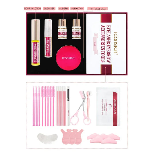 ICONSIGN 2-in-1 Lash & Brow Lift Kit – 15 Piece