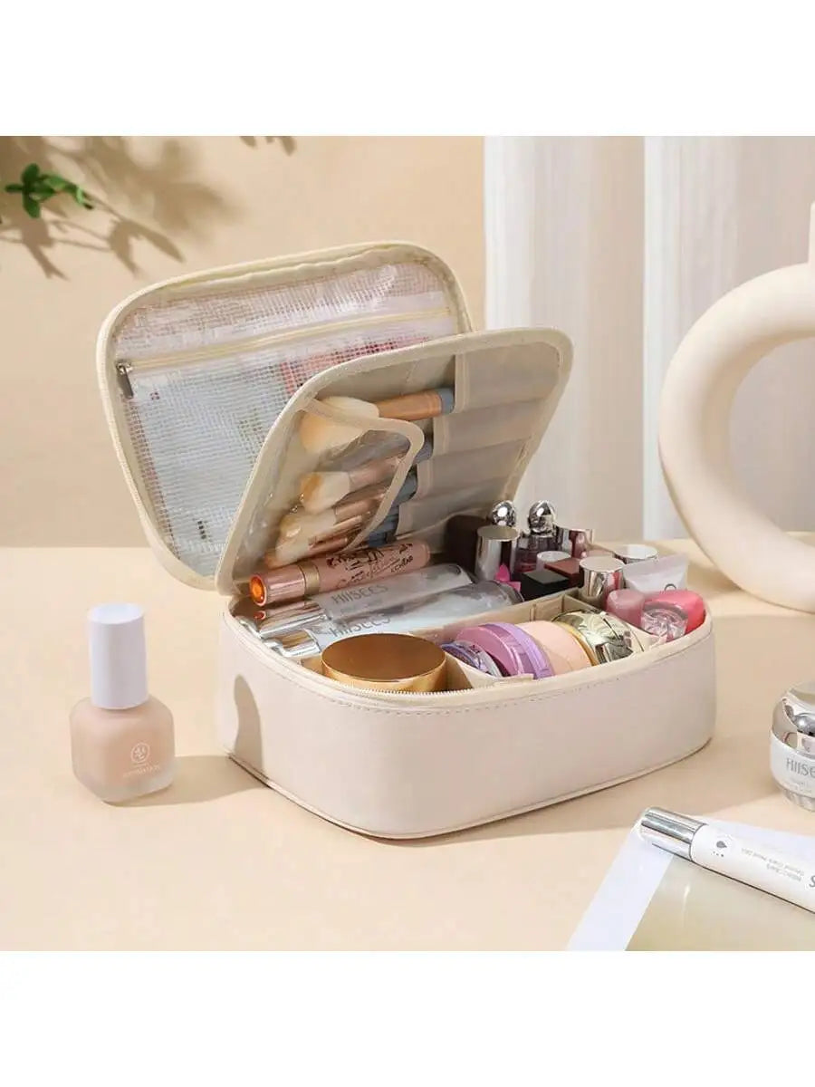 Waterproof portable makeup bag