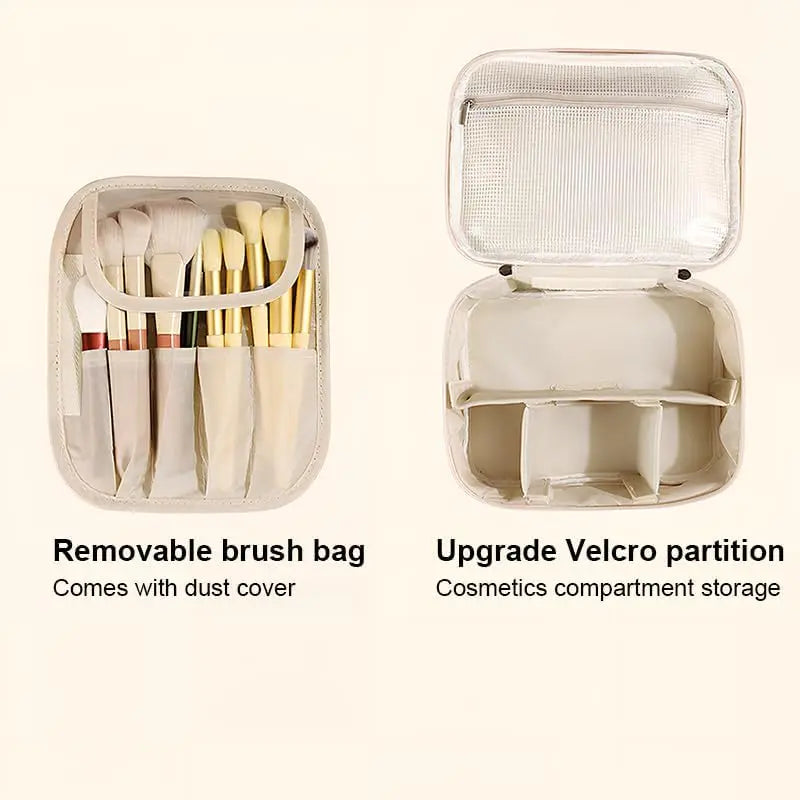 Waterproof portable makeup bag