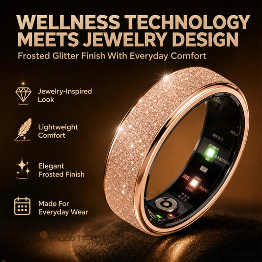Stainless Steel Smart Ring – Activity & Step Tracker