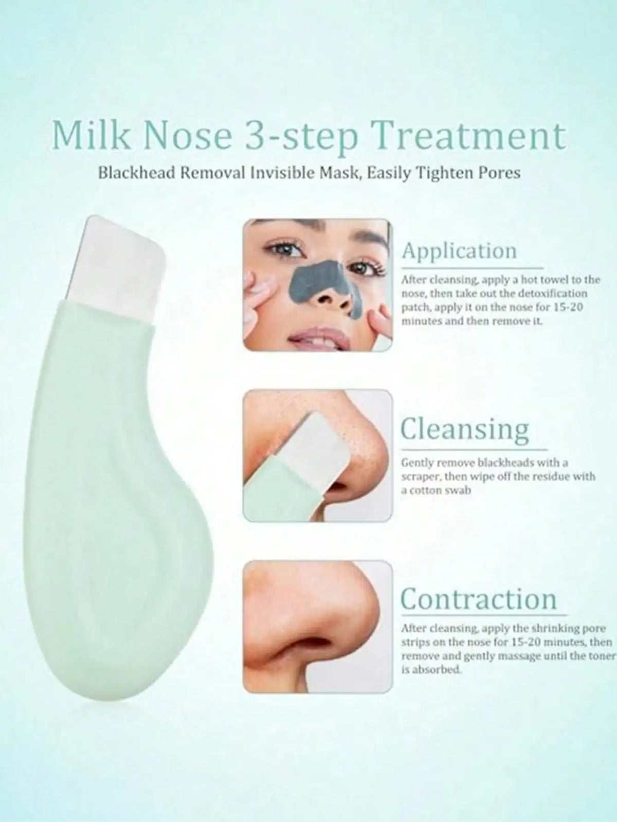 Ergonomic Facial Blackhead & Skincare Tool