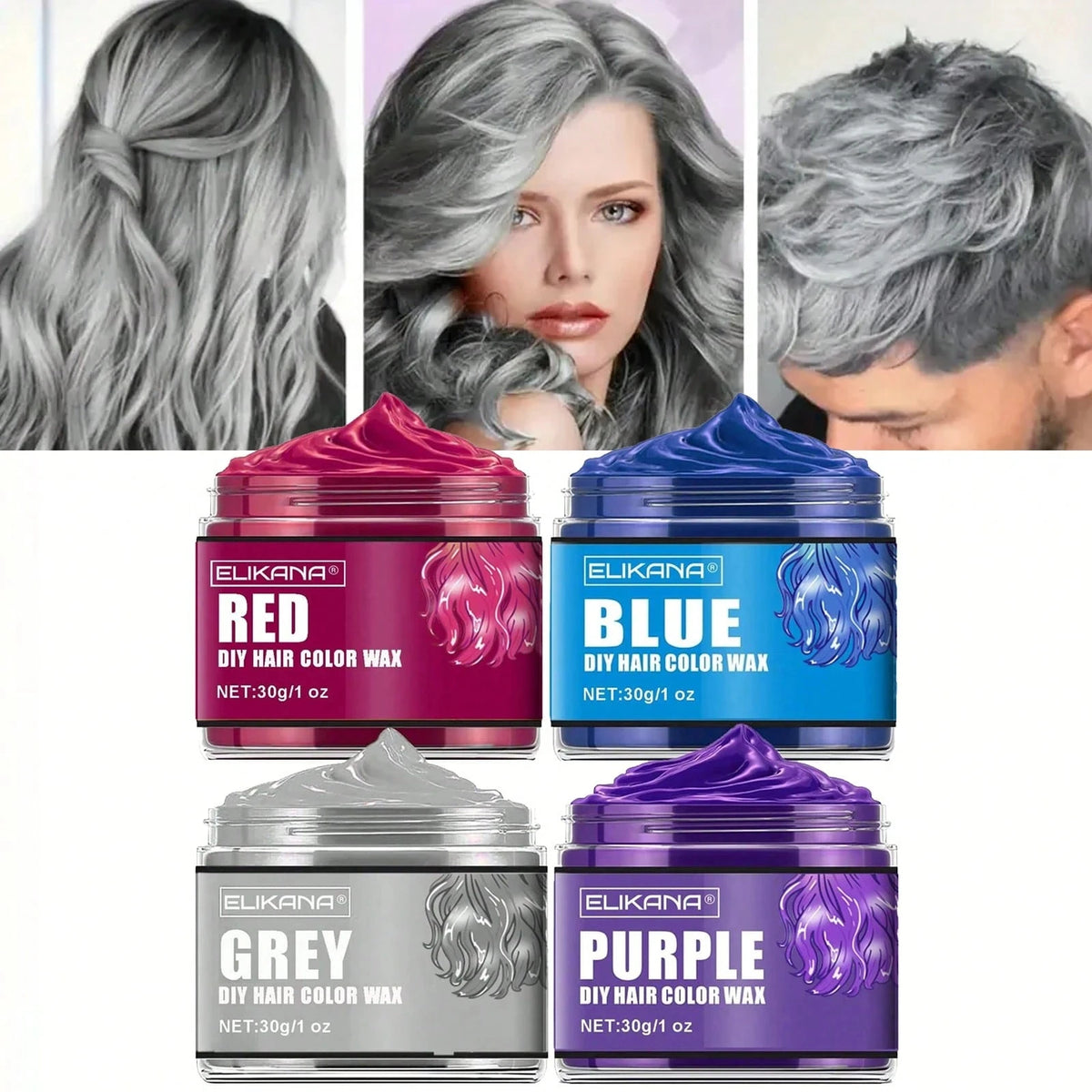Temporary Hair Color Wax