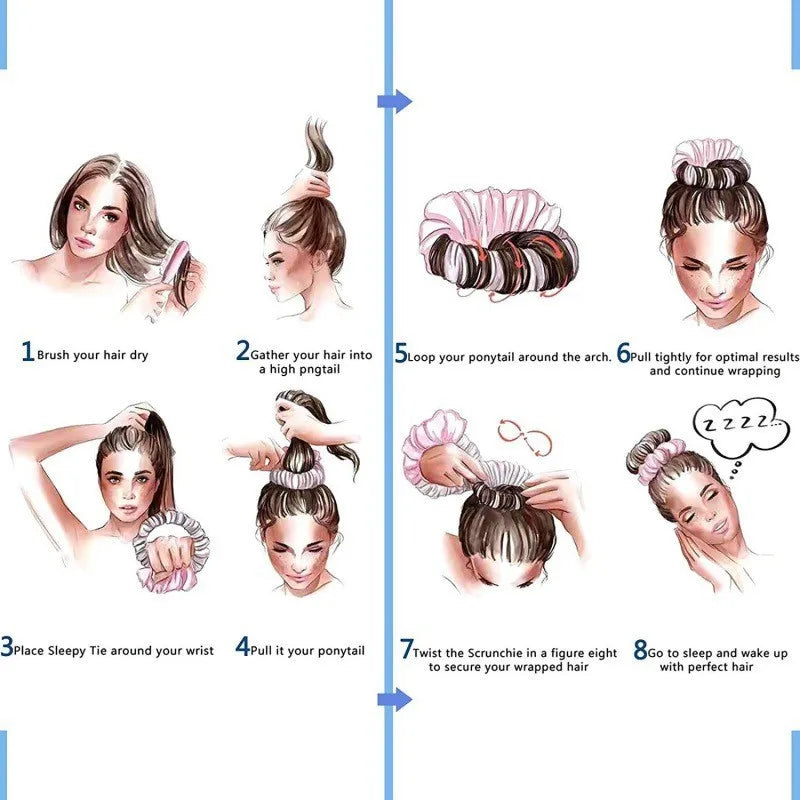 Heatless Bun Hair Curler