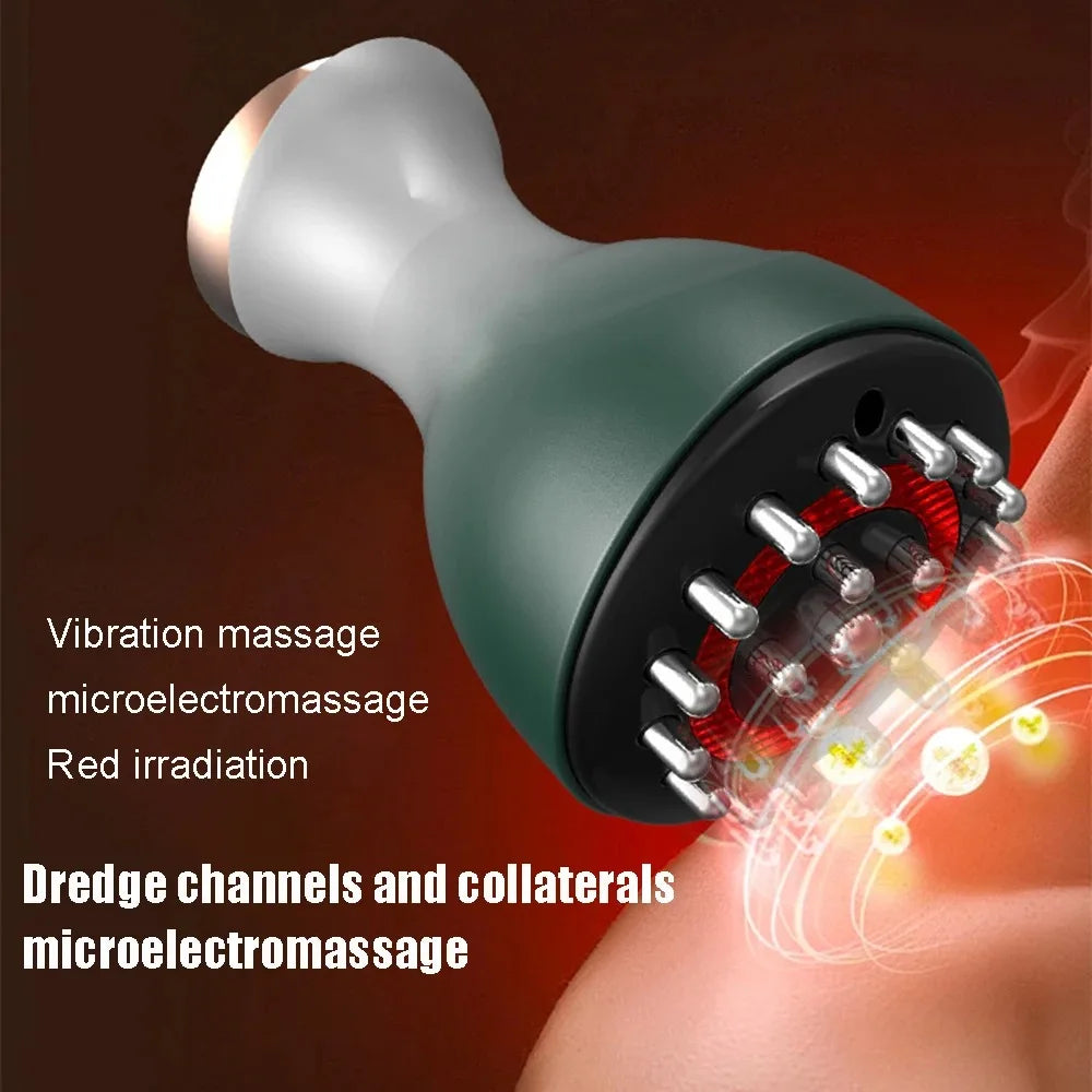 Jitesy Electric Neck & Body Massage Brush – 35 Levels