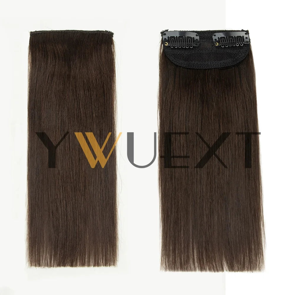 YWUEXT Mini Human Hair Clip-In Volumizer – 4 Inch