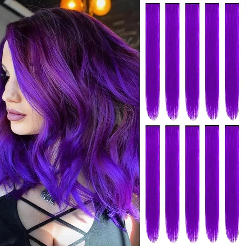 Wigundle 22-Inch Color Highlight Clip-In Hair Extension
