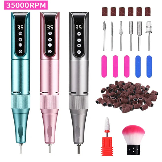 Cosprysmal Rechargeable High-Speed Nail Drill