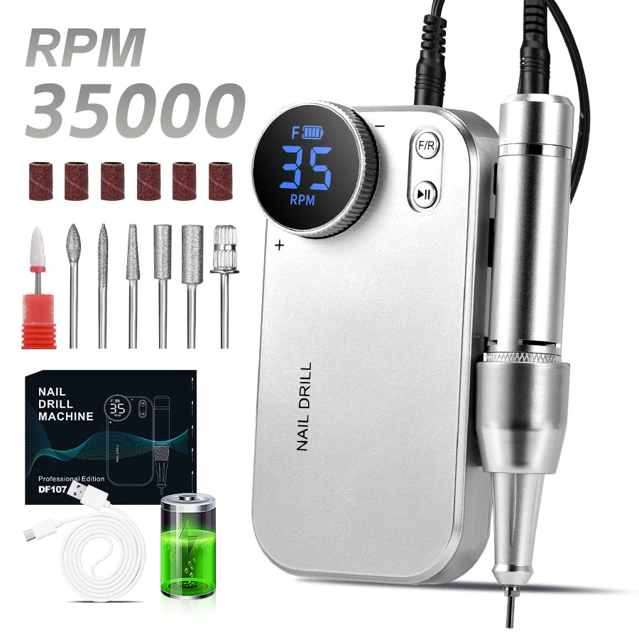 Cosprysmal Professional 35,000 RPM Electric Nail Drill