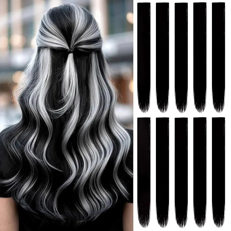 Wigundle 22-Inch Color Highlight Clip-In Hair Extension