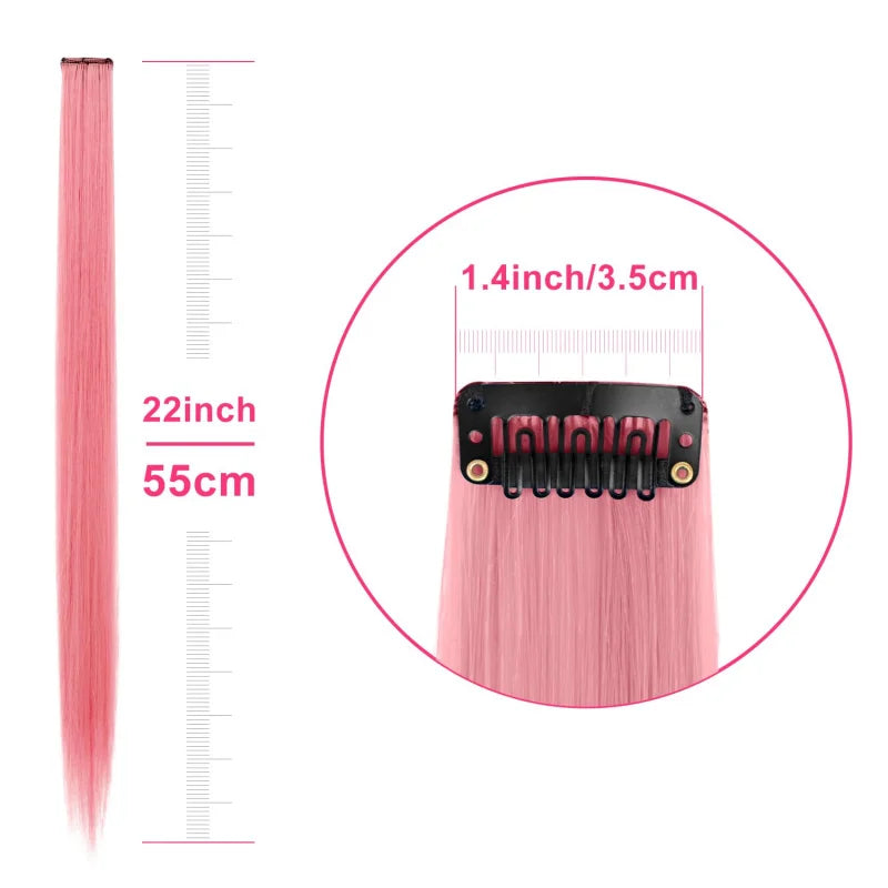 Wigundle 22-Inch Color Highlight Clip-In Hair Extension