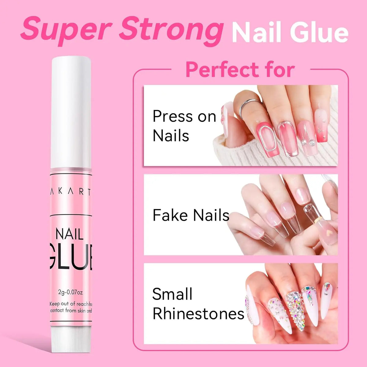 Makartt Nail Glue for Press-On & Acrylic Nails – 2g