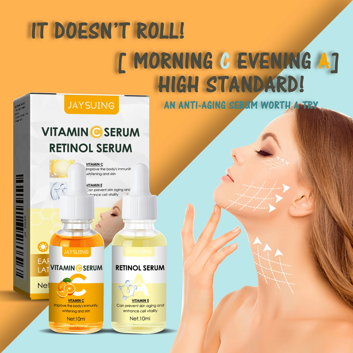 Day Vitamin C + Night Retinol Serum Duo
