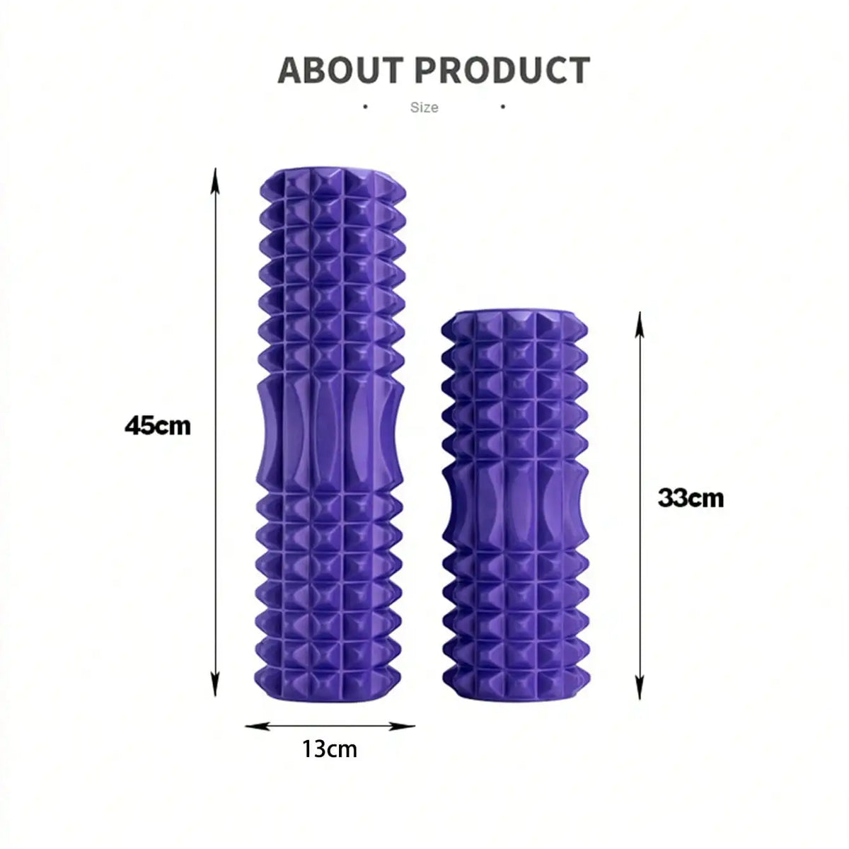 Foam Massage Roller – 45 × 13 cm