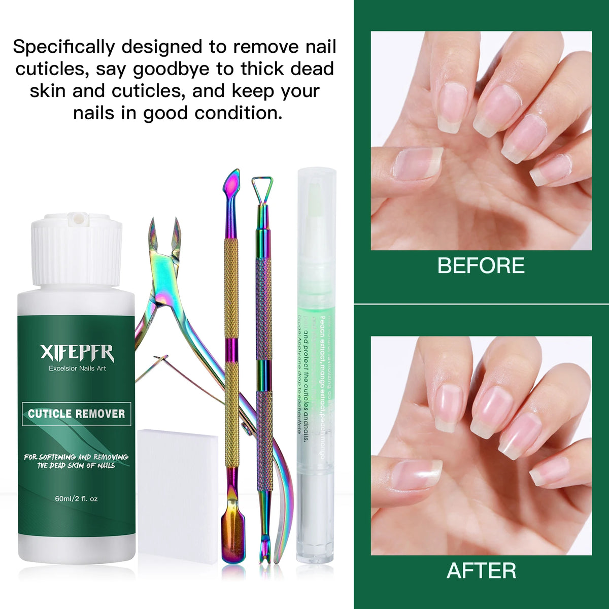 6-in-1 Cuticle Care Manicure & Pedicure Kit