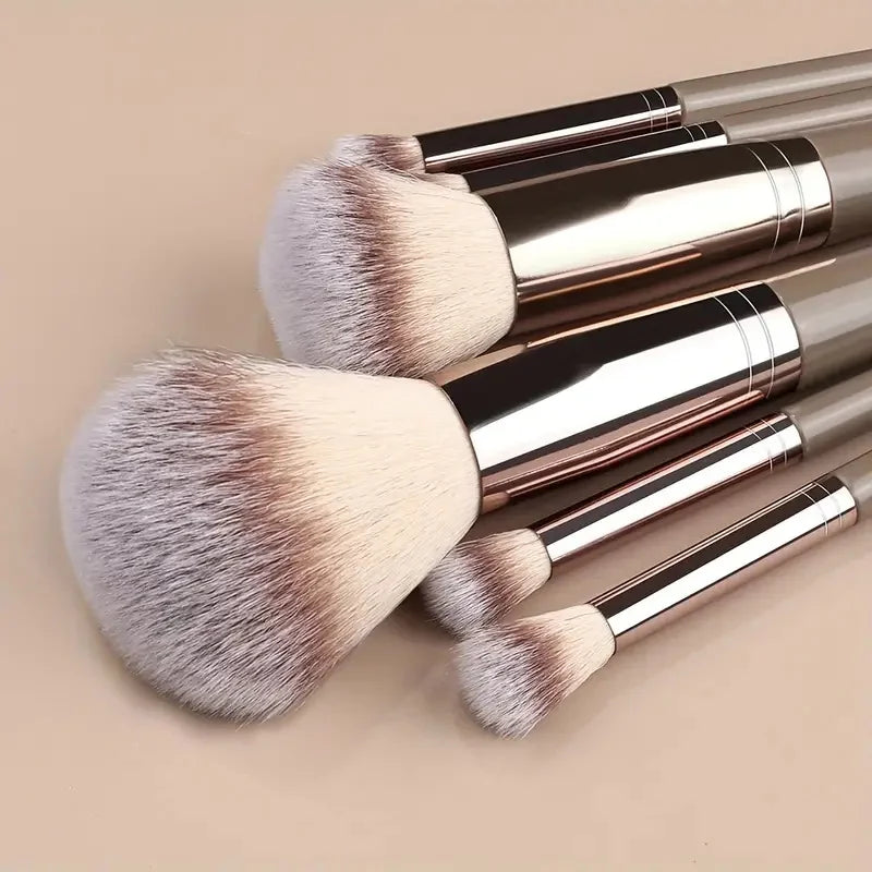 20-Piece Professional Makeup Brush Set – Soft Foundation, Blush & Eyeshadow Brushes