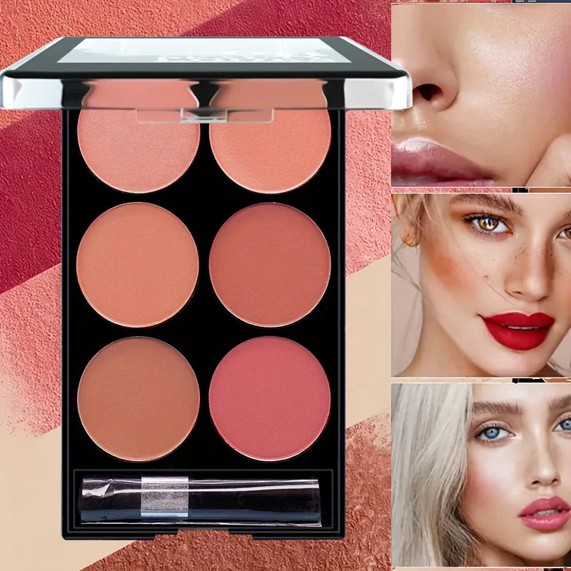 CARLA SECRET 6-Color Blush Palette