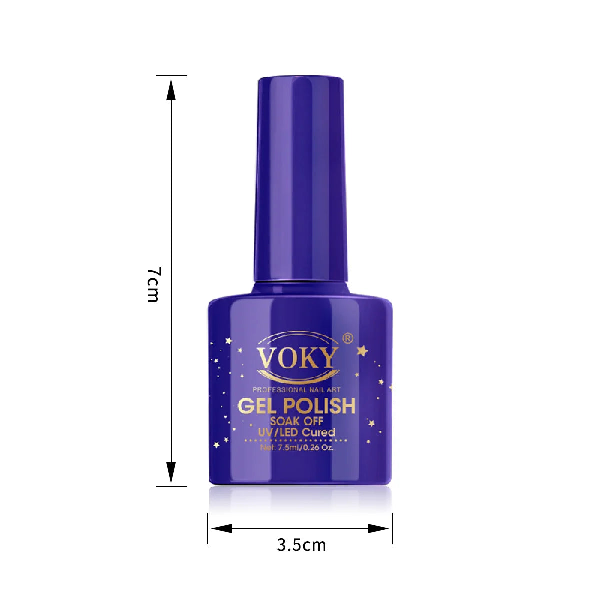 6-Shade Lavender to Royal Purple Gel Nail Polish Set