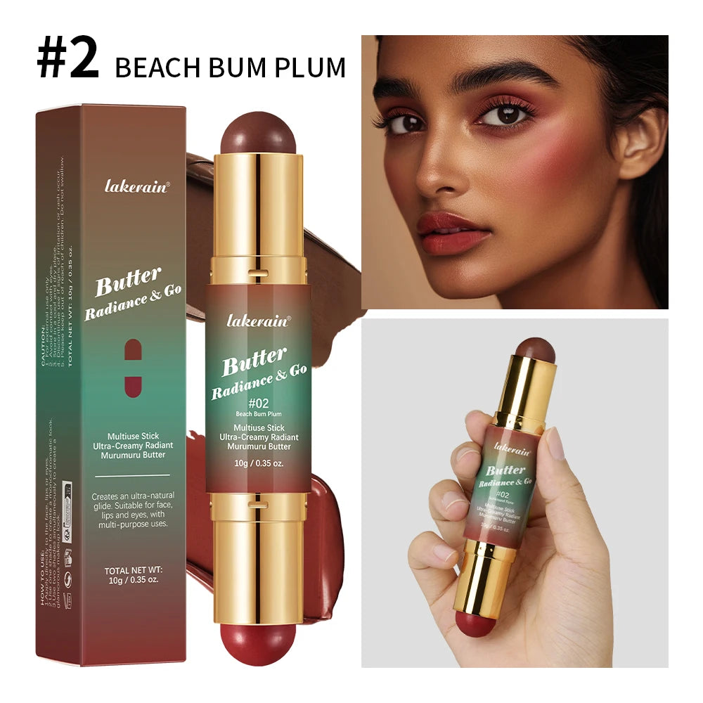 Lakerain Butter Radiance & Go Dual-Ended Multi-Use Makeup Stick