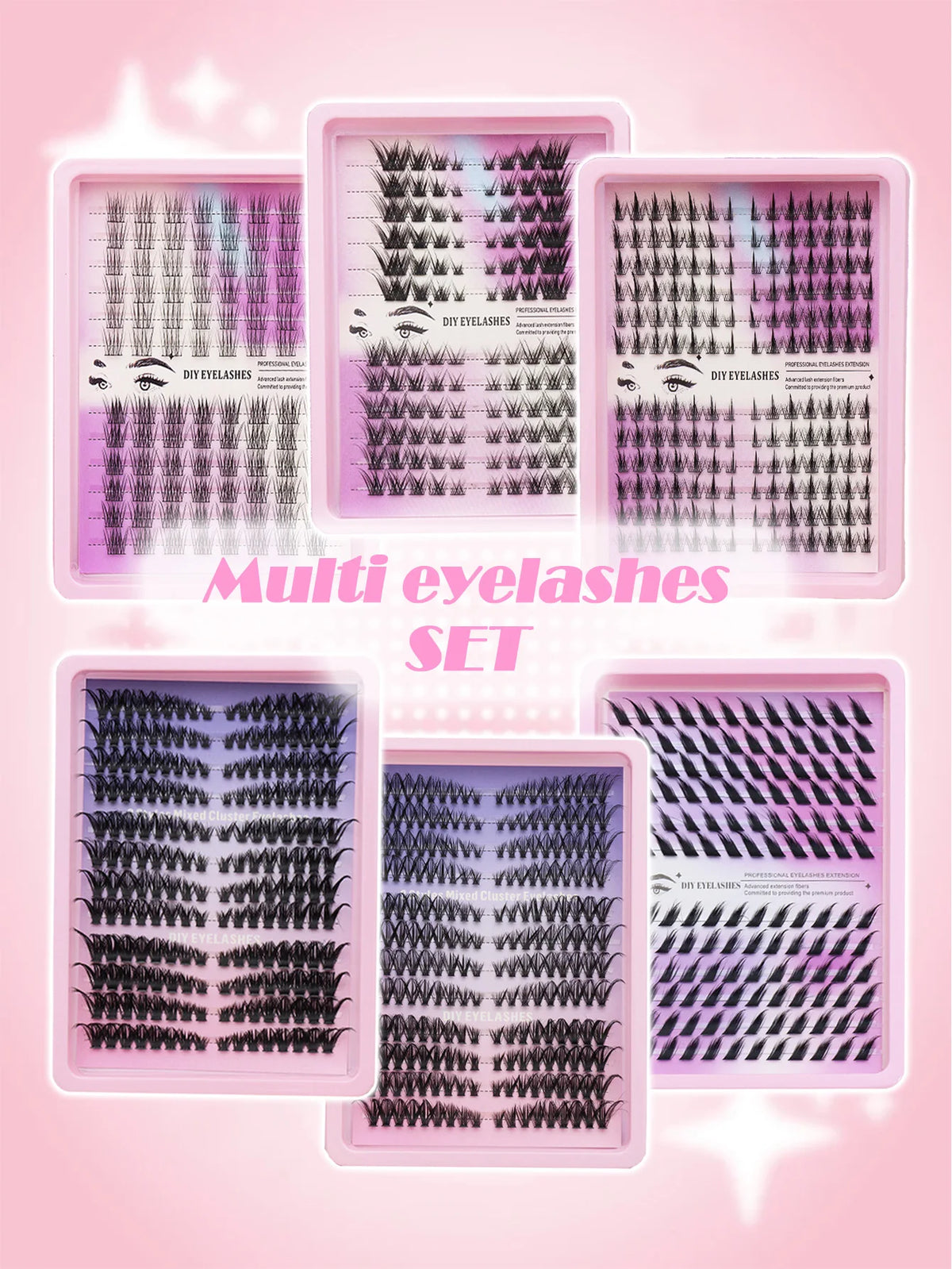 Ayrmilla Wispy Fluffy DIY Cluster Lashes – Mixed Lengths