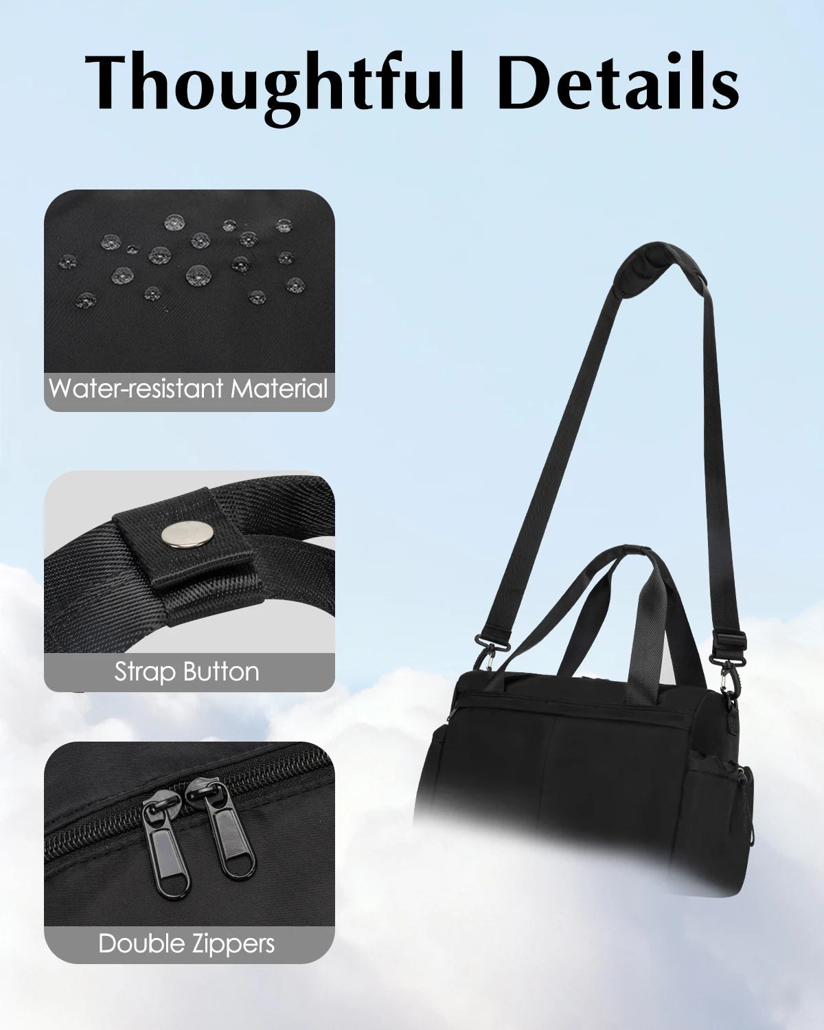 Small Gym Bag With Yoga Mat Holder