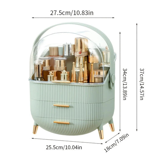 Expandable Cosmetic Storage Organizer with Drawers