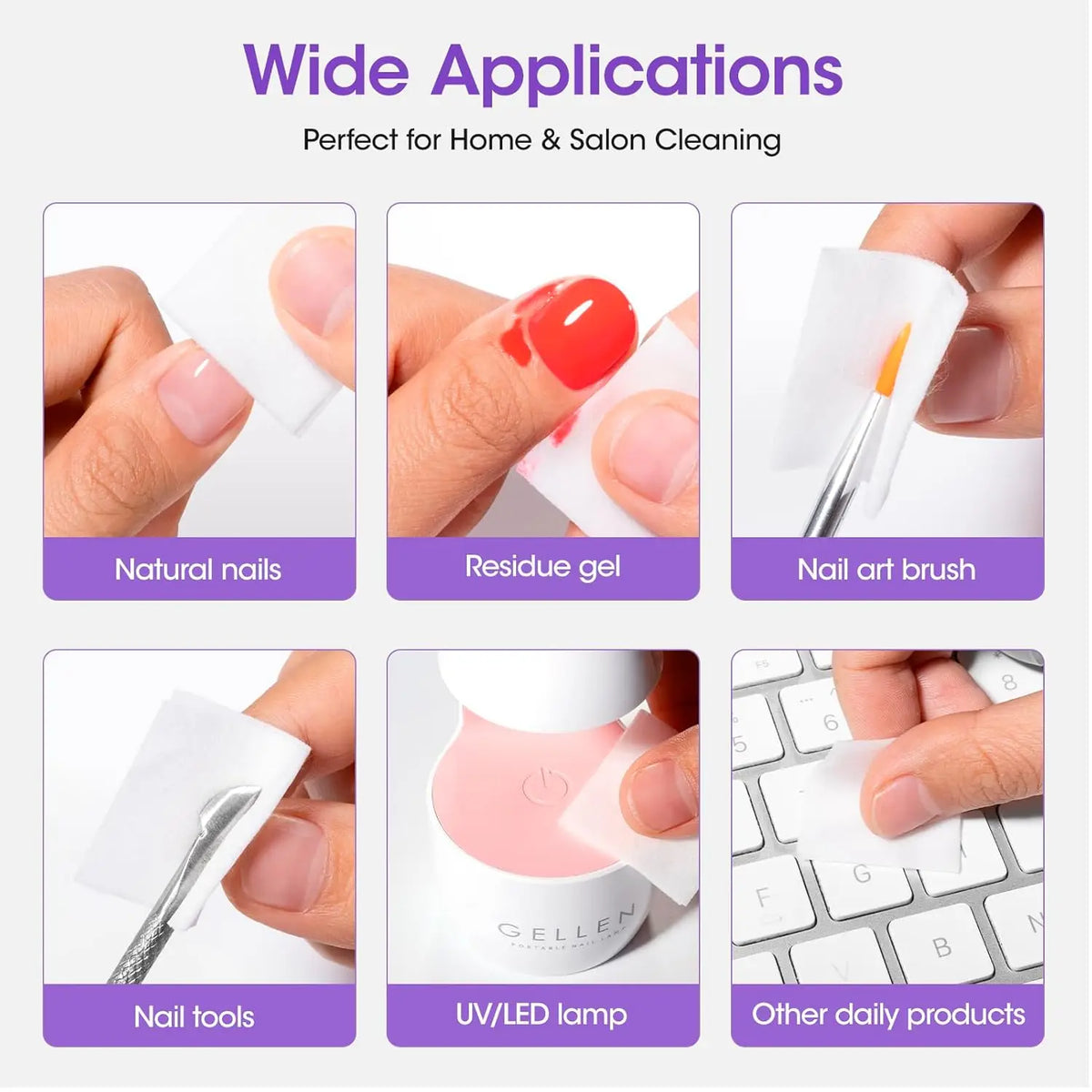 GELLEN Polygel Slip Solution & Nail Cleanser – 473ml