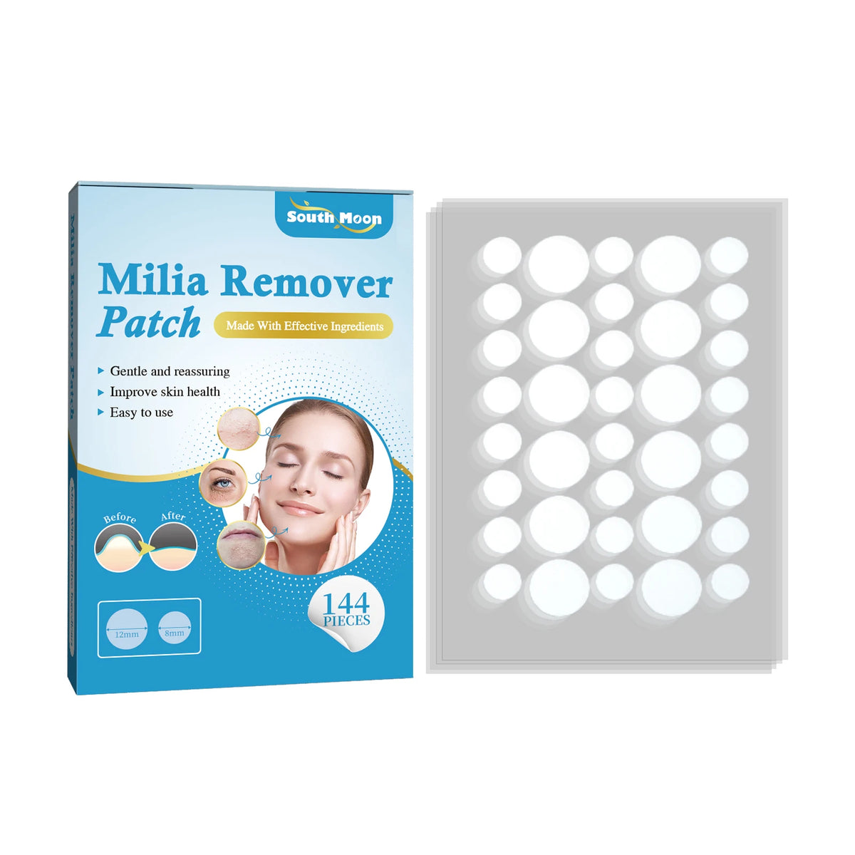 144-Piece Hydrocolloid Pimple Patch Set