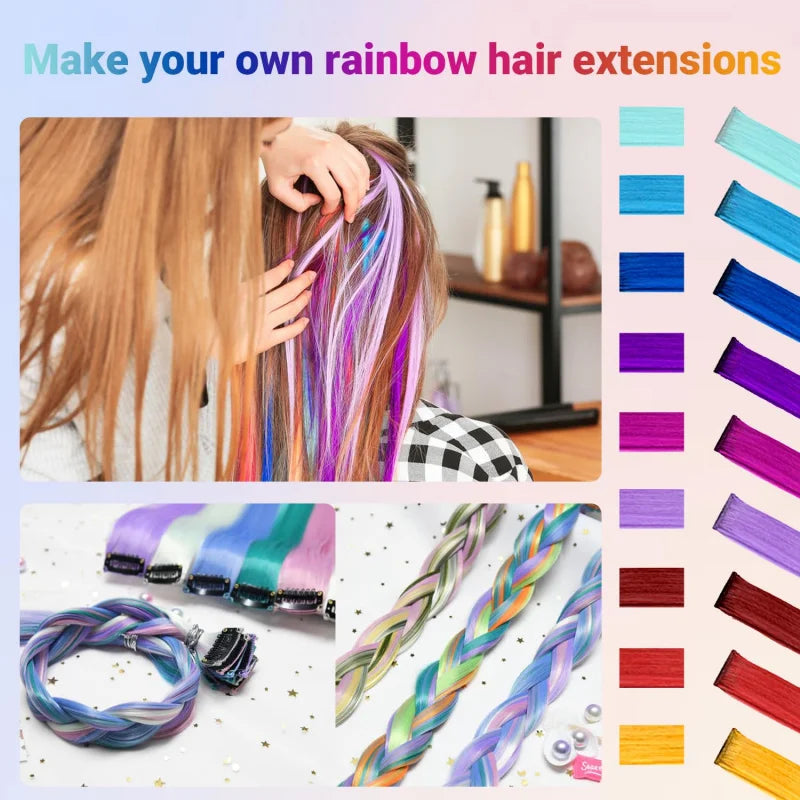 Wigundle 22-Inch Color Highlight Clip-In Hair Extension