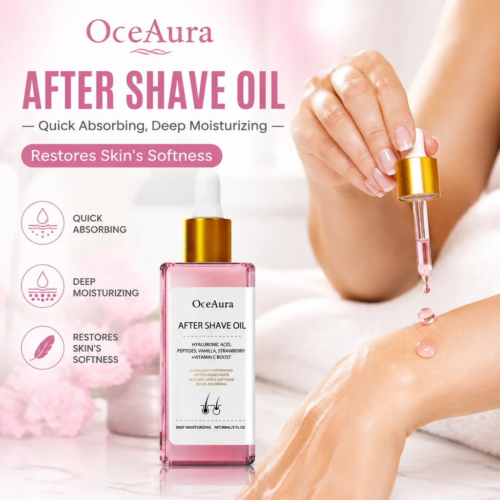 Strawberry After-Shave Moisturizing Body Oil – 90ml