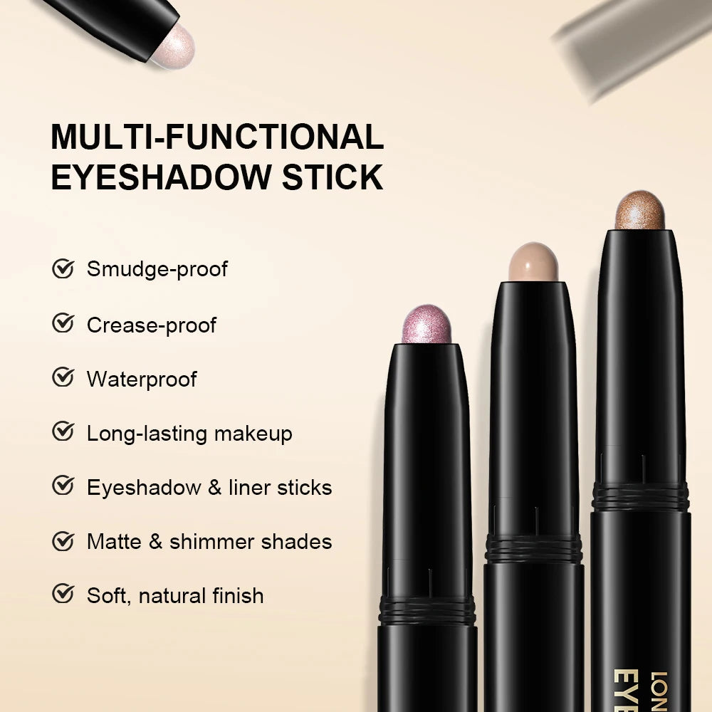 Lakerain Long-Wear Cream Eyeshadow Stick – 8 Shades