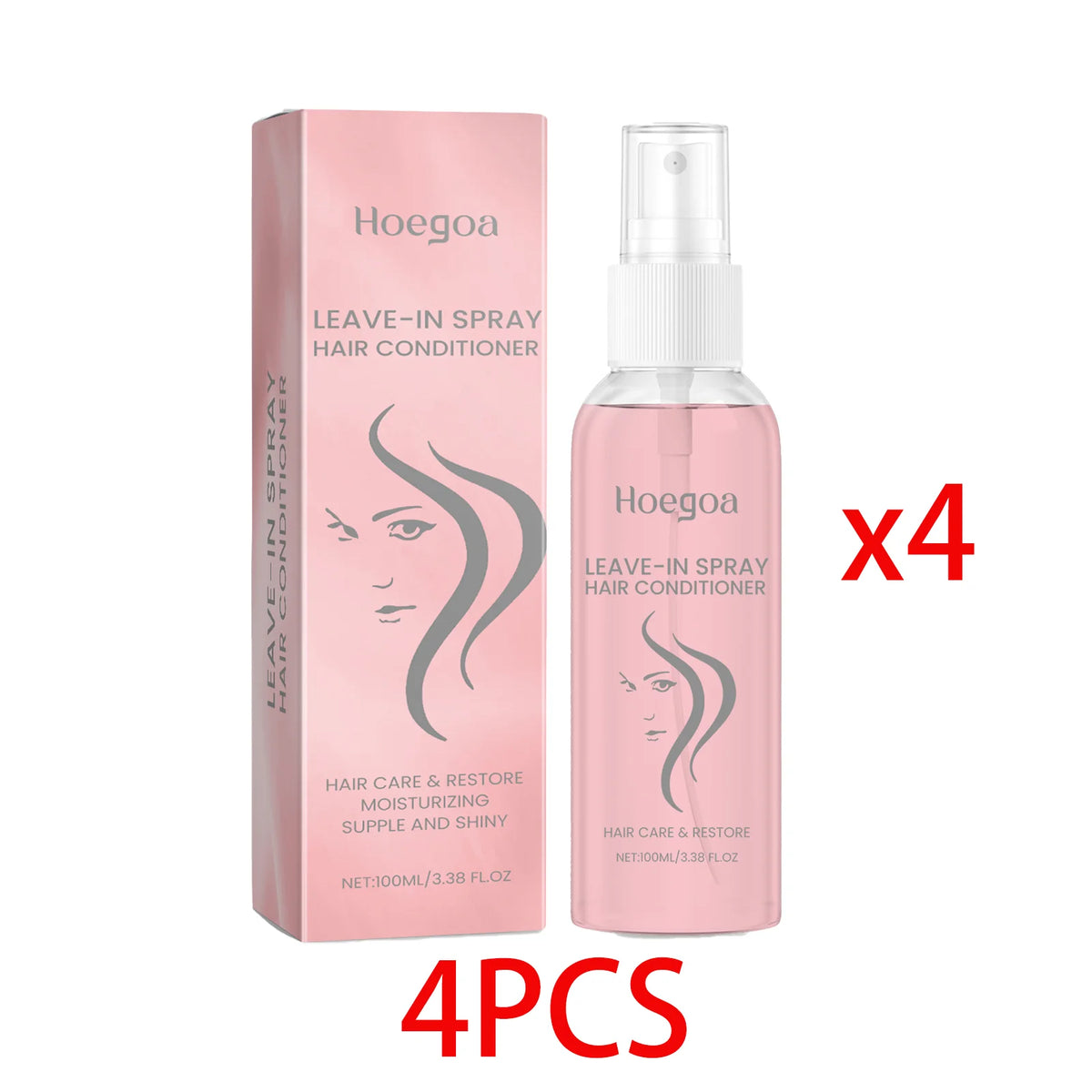 HOEGOA Leave-In Conditioning & Anti-Frizz Hair Spray – 100ml
